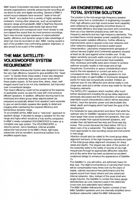 S1 Satellite-Volkswoofer Brochure 1977 sm Page 2