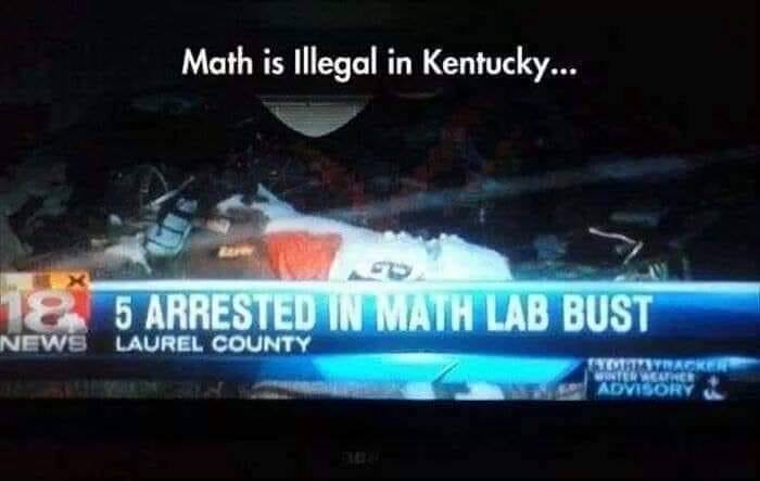 Who knew math was illegal in Kentucky?
